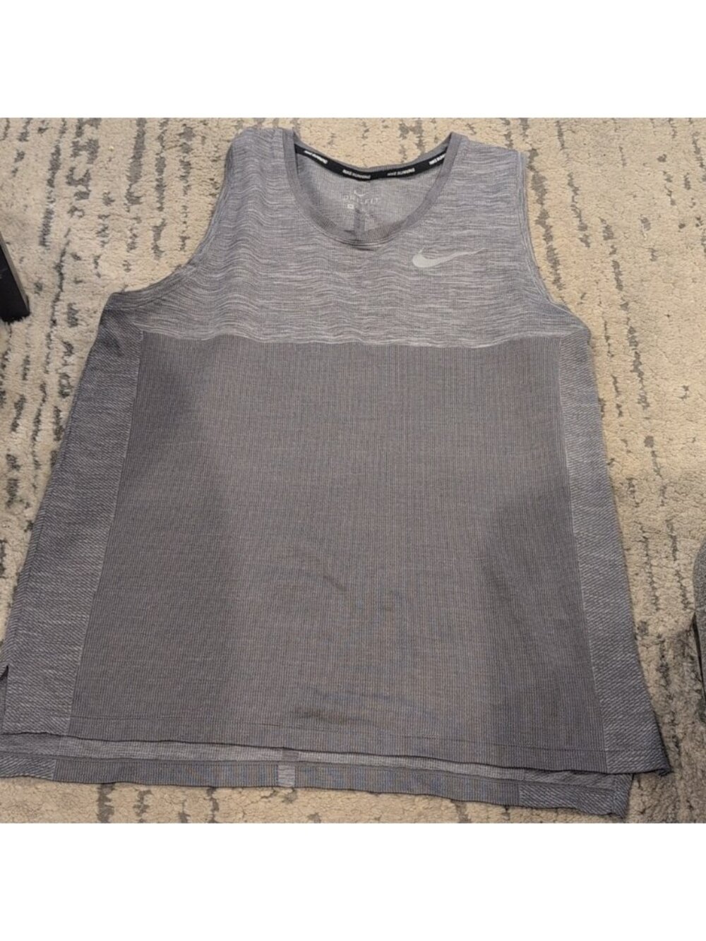 Nike Men's DriFit Grey Muscle Tank
